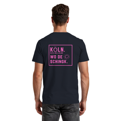 Wo de Sonn schingk - Köln Druck Rücken - Premium Classic T-Shirt