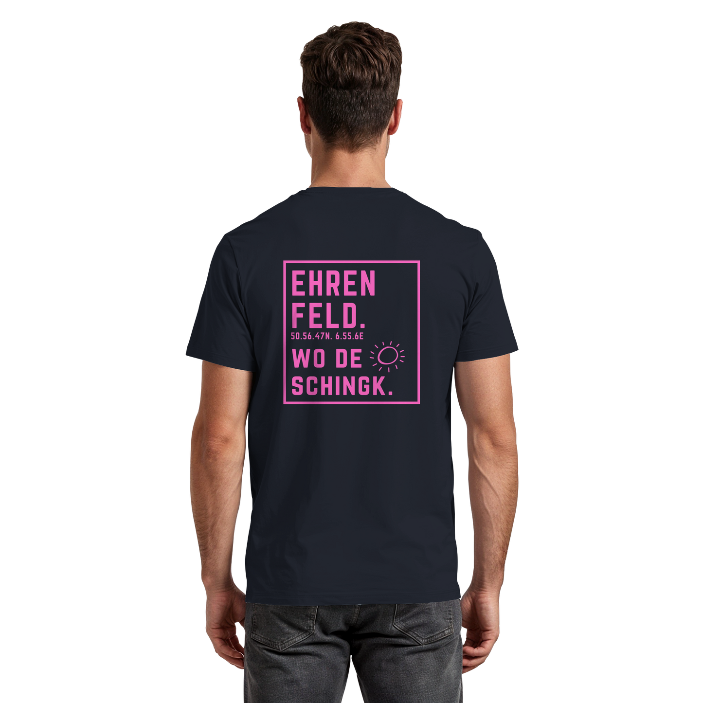 Wo de Sonn schingk - Ehrenfeld Druck Rücken  - Premium Classic T-Shirt