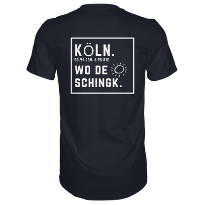 Wo de Sonn schingk - Köln Druck Rücken  - Premium Classic T-Shirt