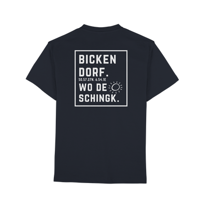 Wo de Sonn schingk - Bickendorf Druck Rücken - Premium Classic T-Shirt