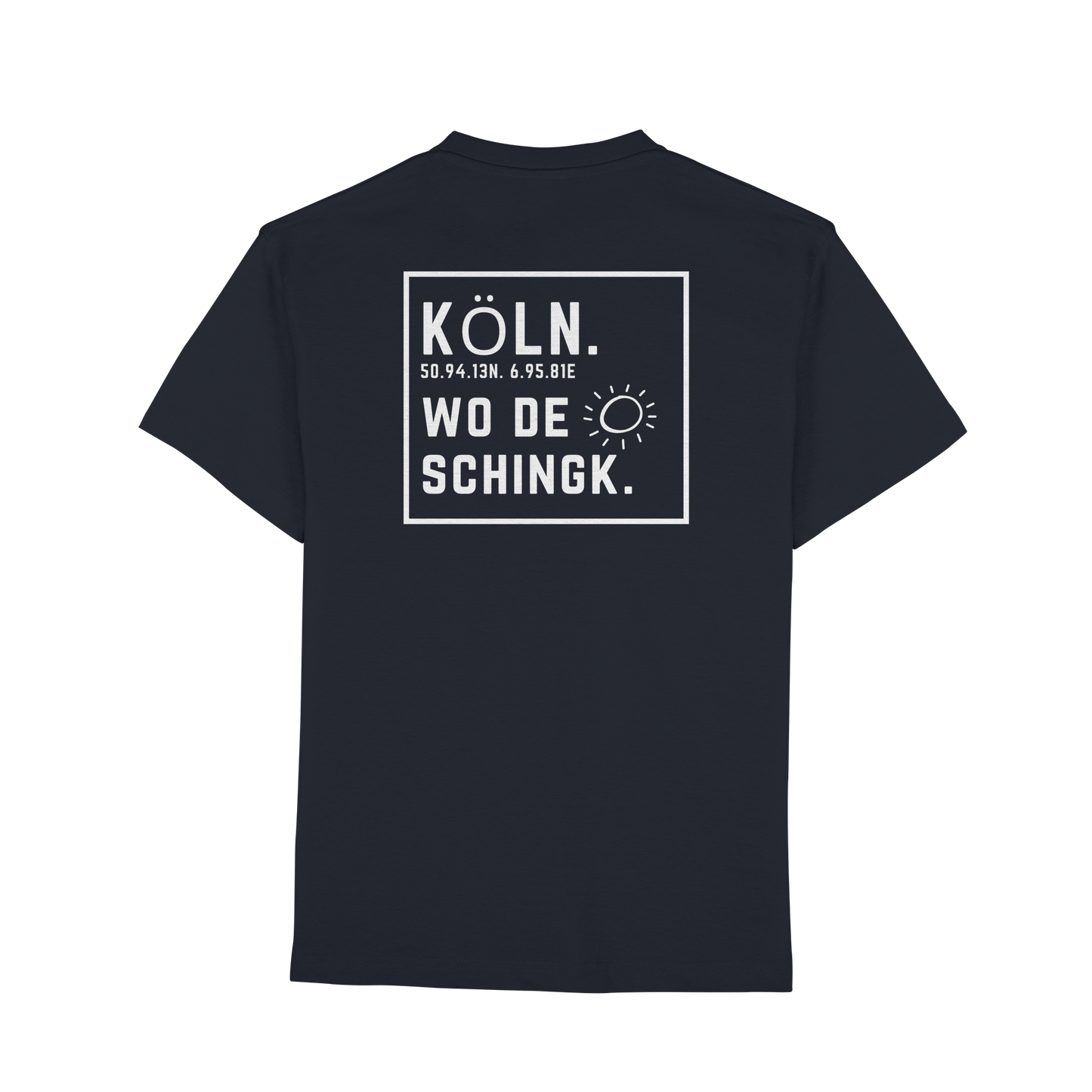 Wo de Sonn schingk - Köln Druck Rücken  - Premium Classic T-Shirt