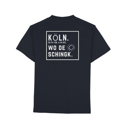 Wo de Sonn schingk - Köln Druck Rücken  - Premium Classic T-Shirt