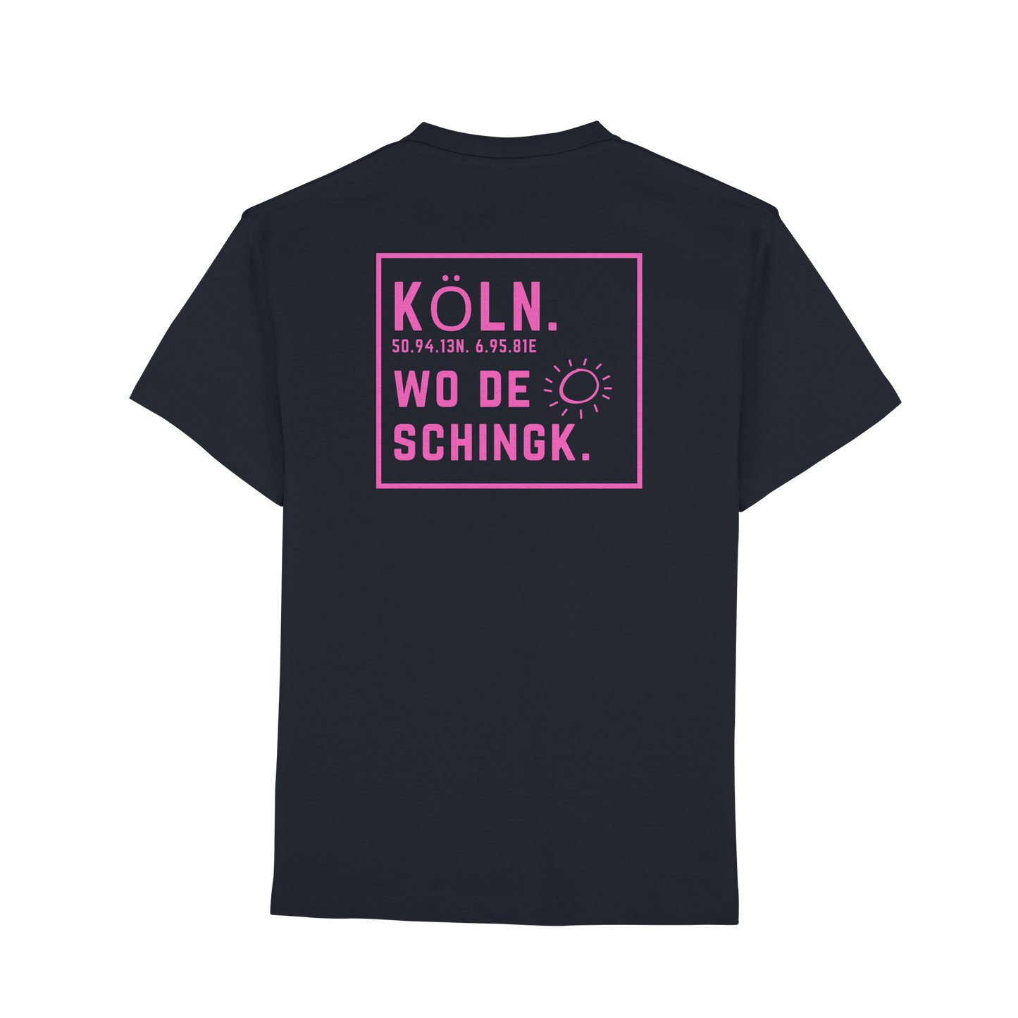 Wo de Sonn schingk - Köln Druck Rücken - Premium Classic T-Shirt