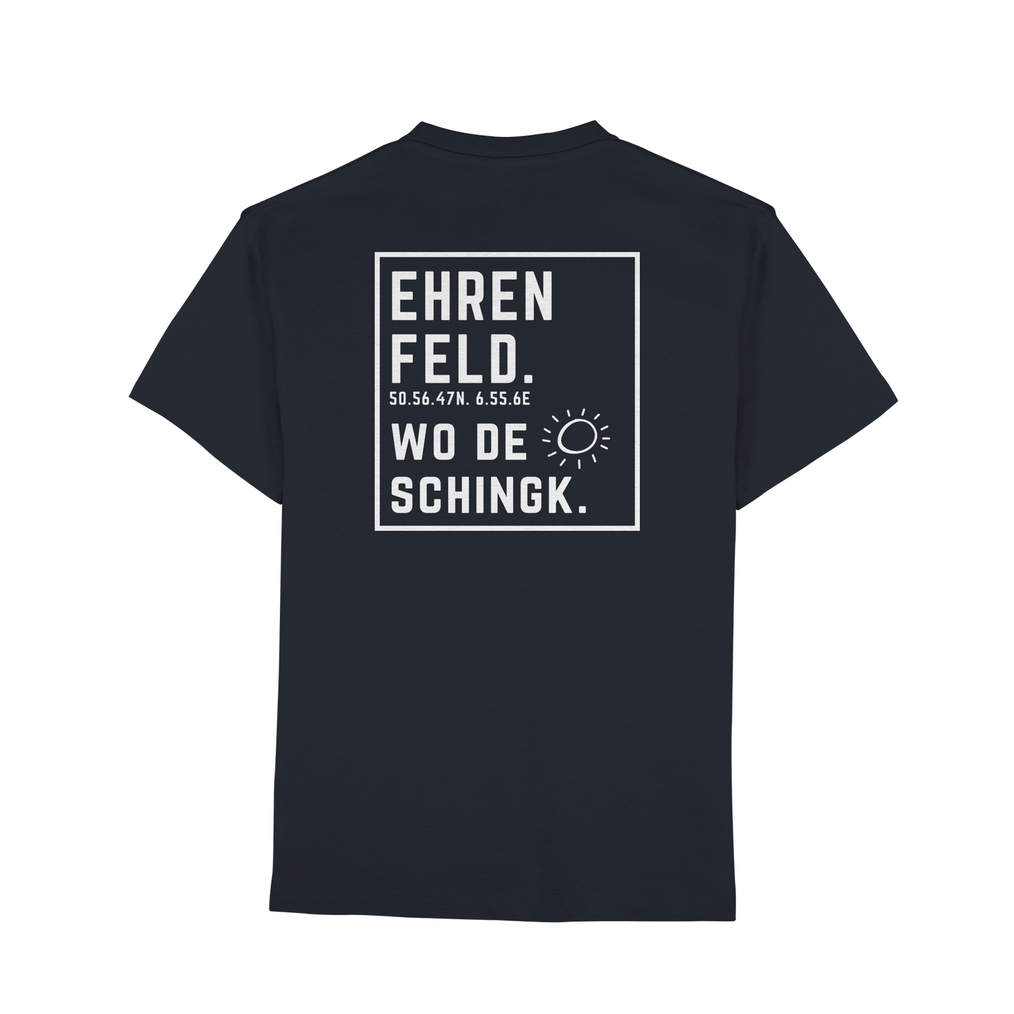 Wo de Sonn schingk - Ehrenfeld Druck Rücken  - Premium Classic T-Shirt