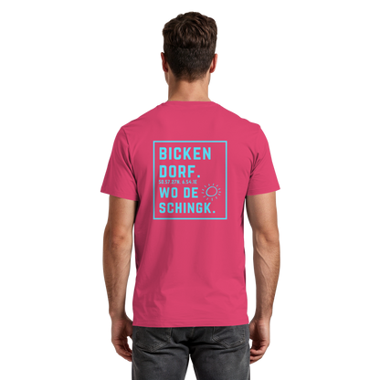 Wo de Sonn schingk - Bickendorf Druck Rücken - Premium Classic T-Shirt