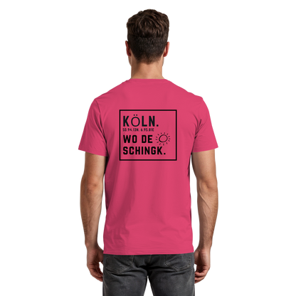 Wo de Sonn schingk - Köln Druck Rücken  - Premium Classic T-Shirt