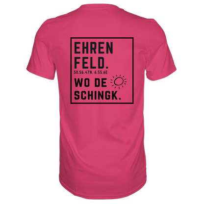 Wo de Sonn schingk - Ehrenfeld Druck Rücken - Premium Classic T-Shirt