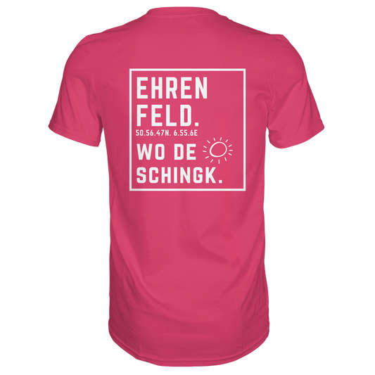 Wo de Sonn schingk - Ehrenfeld Druck Rücken  - Premium Classic T-Shirt