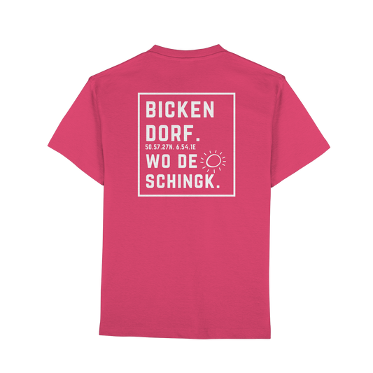 Wo de Sonn schingk - Bickendorf Druck Rücken - Premium Classic T-Shirt