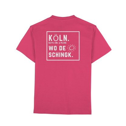 Wo de Sonn schingk - Köln Druck Rücken  - Premium Classic T-Shirt