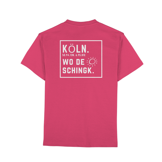 Wo de Sonn schingk - Köln Druck Rücken  - Premium Classic T-Shirt