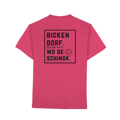 Wo de Sonn schingk - Bickendorf Druck Rücken - Premium Classic T-Shirt