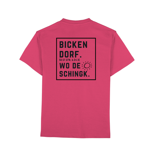 Wo de Sonn schingk - Bickendorf Druck Rücken - Premium Classic T-Shirt