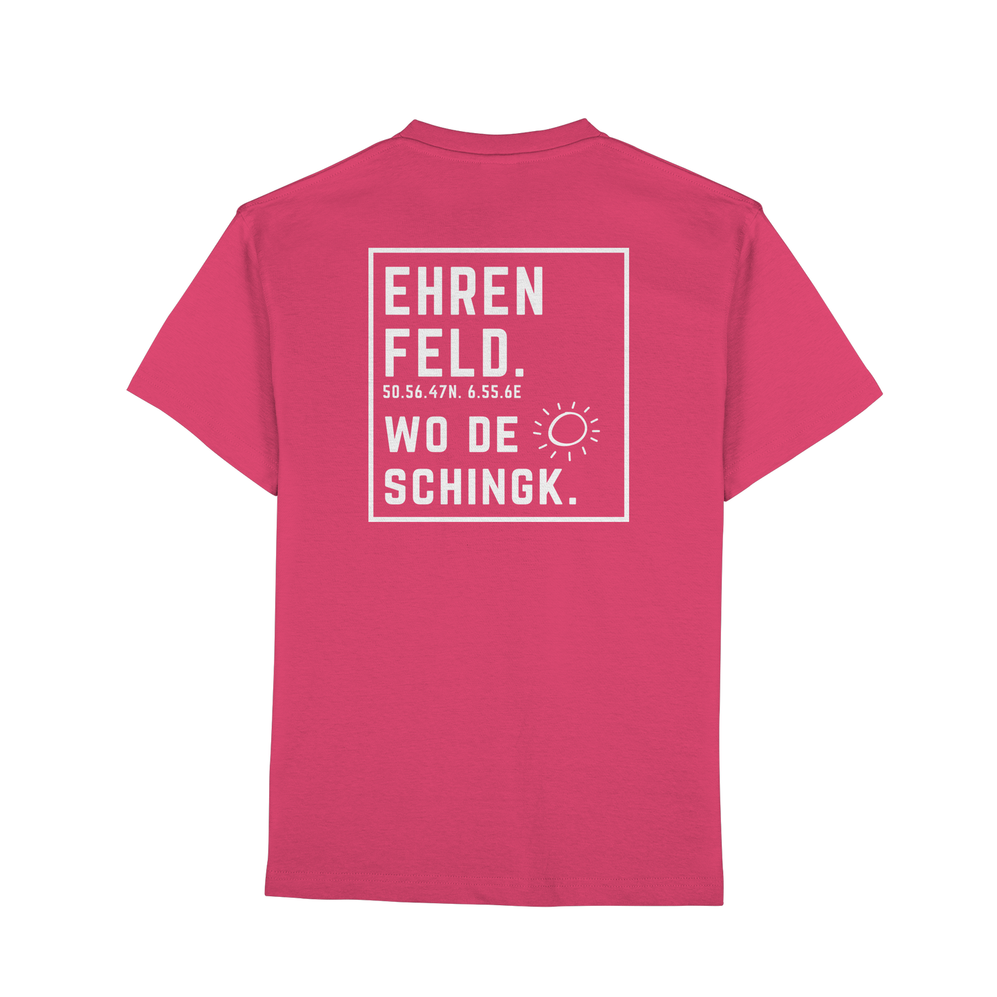 Wo de Sonn schingk - Ehrenfeld Druck Rücken  - Premium Classic T-Shirt