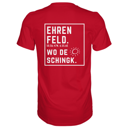 Wo de Sonn schingk - Ehrenfeld Druck Rücken  - Premium Classic T-Shirt