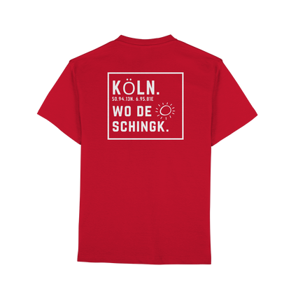 Wo de Sonn schingk - Köln Druck Rücken  - Premium Classic T-Shirt