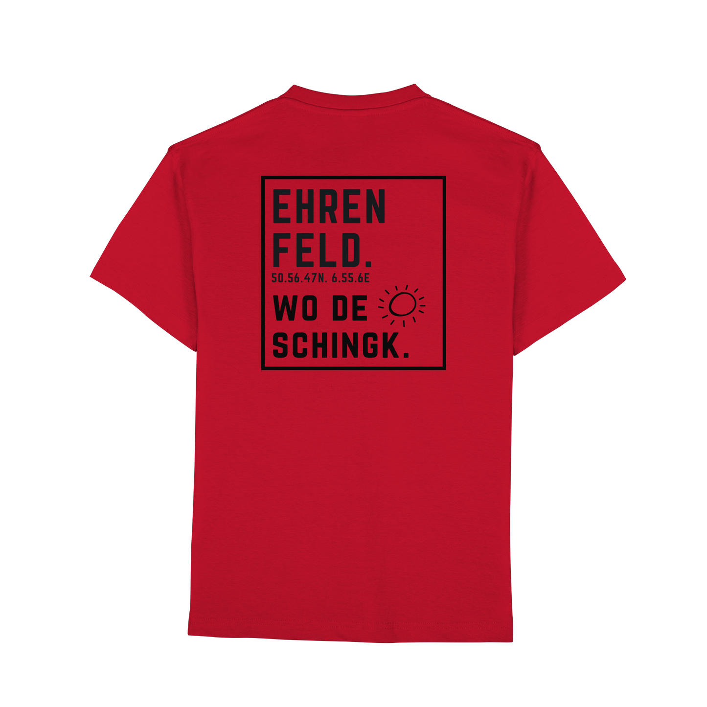 Wo de Sonn schingk - Ehrenfeld Druck Rücken - Premium Classic T-Shirt