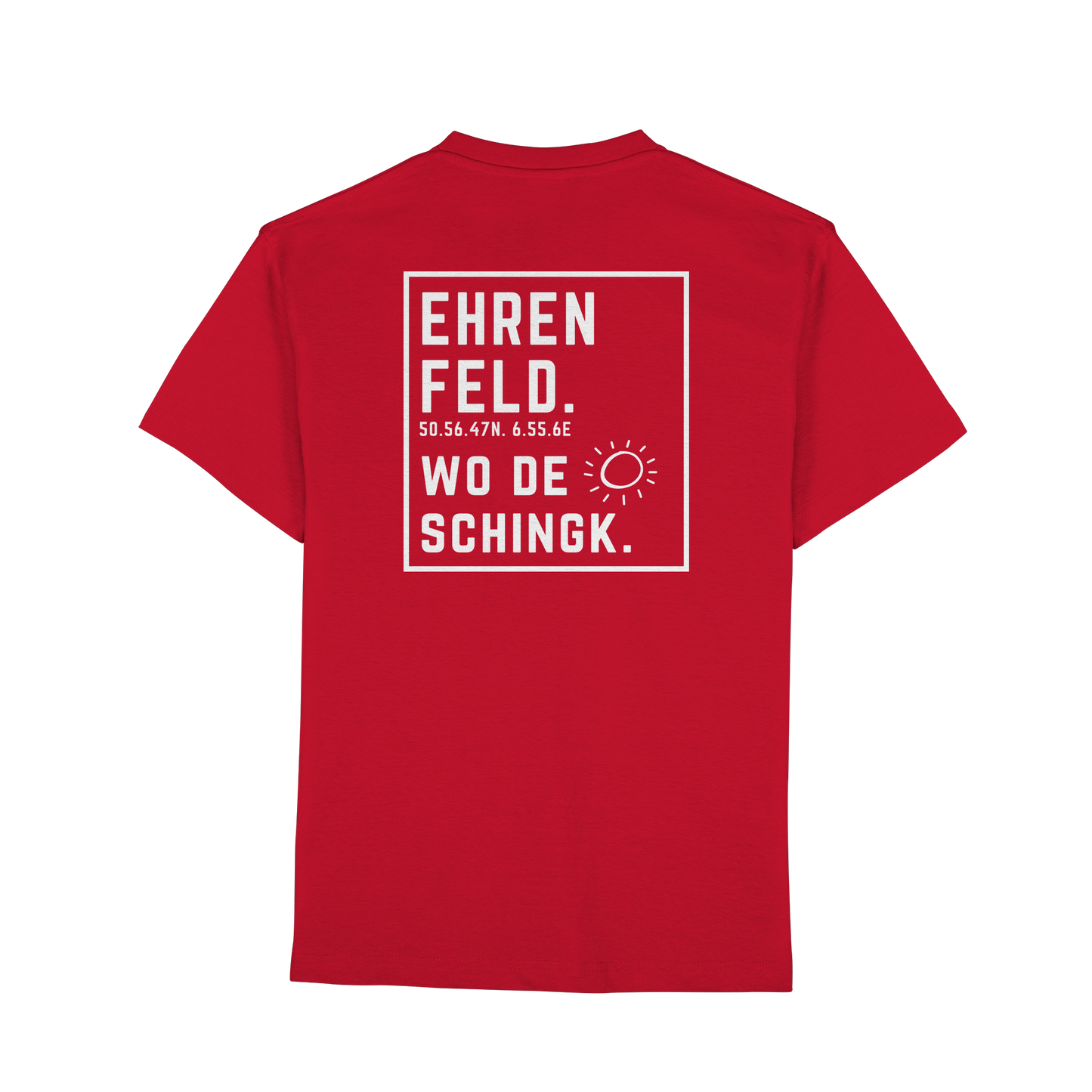 Wo de Sonn schingk - Ehrenfeld Druck Rücken  - Premium Classic T-Shirt