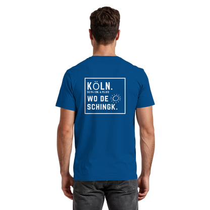 Wo de Sonn schingk - Köln Druck Rücken  - Premium Classic T-Shirt