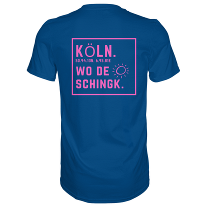 Wo de Sonn schingk - Köln Druck Rücken - Premium Classic T-Shirt
