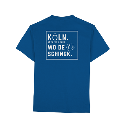 Wo de Sonn schingk - Köln Druck Rücken  - Premium Classic T-Shirt