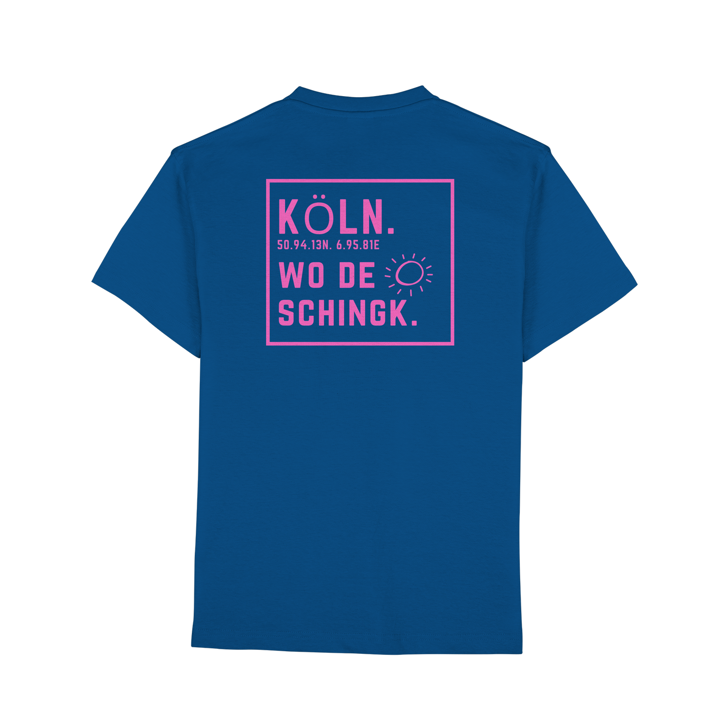 Wo de Sonn schingk - Köln Druck Rücken - Premium Classic T-Shirt