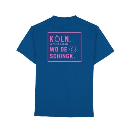 Wo de Sonn schingk - Köln Druck Rücken - Premium Classic T-Shirt