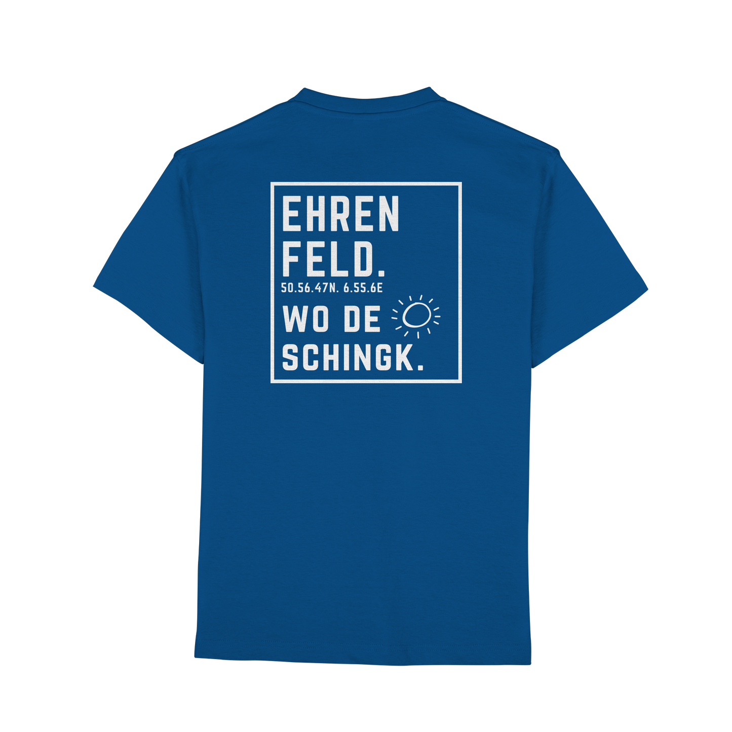 Wo de Sonn schingk - Ehrenfeld Druck Rücken  - Premium Classic T-Shirt