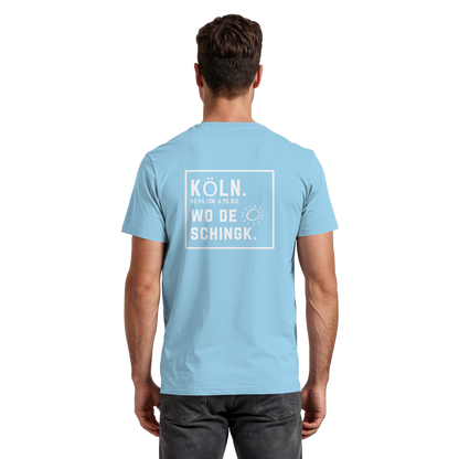 Wo de Sonn schingk - Köln Druck Rücken  - Premium Classic T-Shirt