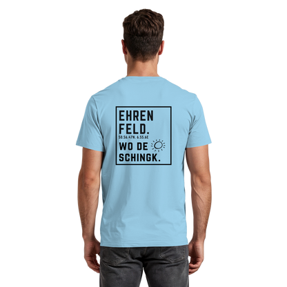 Wo de Sonn schingk - Ehrenfeld Druck Rücken - Premium Classic T-Shirt