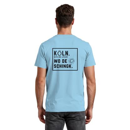 Wo de Sonn schingk - Köln Druck Rücken  - Premium Classic T-Shirt