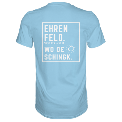 Wo de Sonn schingk - Ehrenfeld Druck Rücken  - Premium Classic T-Shirt