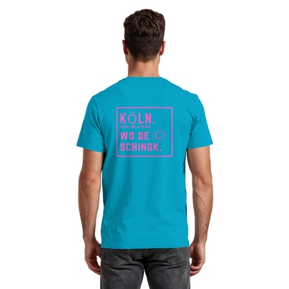 Wo de Sonn schingk - Köln Druck Rücken - Premium Classic T-Shirt