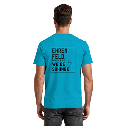 Wo de Sonn schingk - Ehrenfeld Druck Rücken - Premium Classic T-Shirt