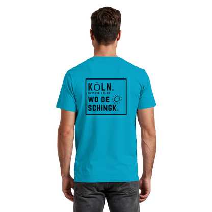 Wo de Sonn schingk - Köln Druck Rücken  - Premium Classic T-Shirt