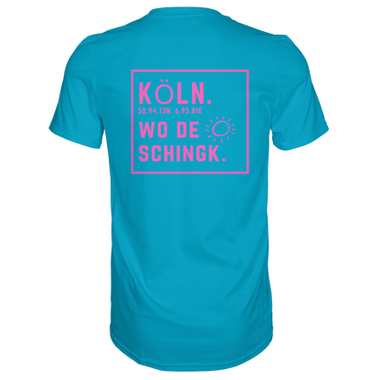 Wo de Sonn schingk - Köln Druck Rücken - Premium Classic T-Shirt