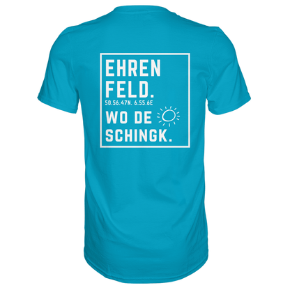 Wo de Sonn schingk - Ehrenfeld Druck Rücken  - Premium Classic T-Shirt