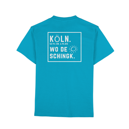 Wo de Sonn schingk - Köln Druck Rücken  - Premium Classic T-Shirt