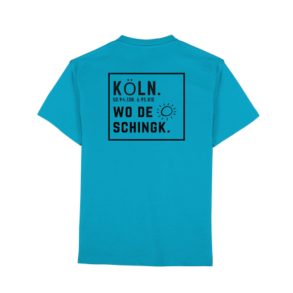 Wo de Sonn schingk - Köln Druck Rücken  - Premium Classic T-Shirt