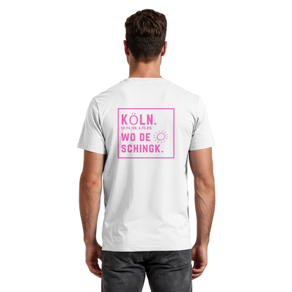 Wo de Sonn schingk - Köln Druck Rücken - Premium Classic T-Shirt