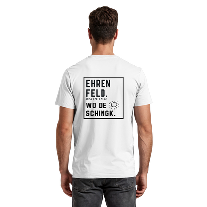 Wo de Sonn schingk - Ehrenfeld Druck Rücken - Premium Classic T-Shirt