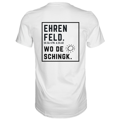 Wo de Sonn schingk - Ehrenfeld Druck Rücken - Premium Classic T-Shirt