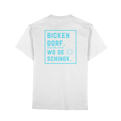Wo de Sonn schingk - Bickendorf Druck Rücken - Premium Classic T-Shirt