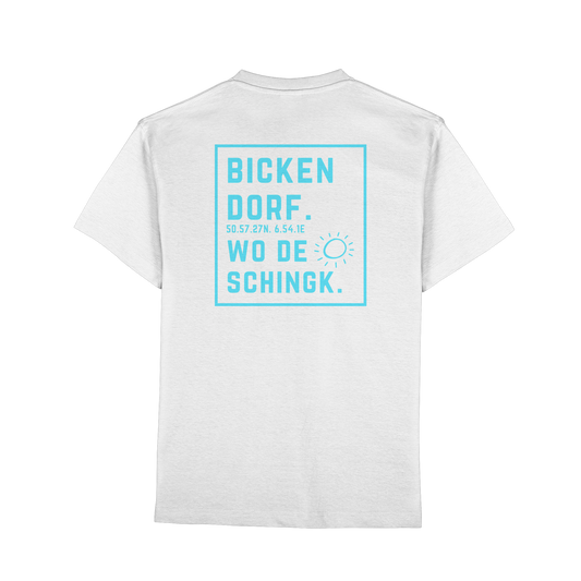 Wo de Sonn schingk - Bickendorf Druck Rücken - Premium Classic T-Shirt