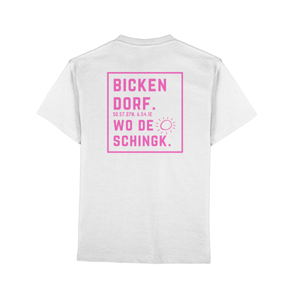 Wo de Sonn schingk - Bickendorf Druck Rücken - Premium Classic T-Shirt