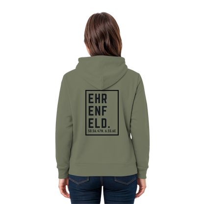 Ehrenfeld Koordinaten (großer Druck auf dem Rücken) - Premium Unisex Hoodie