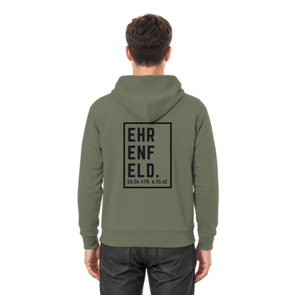 Ehrenfeld Koordinaten (großer Druck auf dem Rücken) - Premium Unisex Hoodie