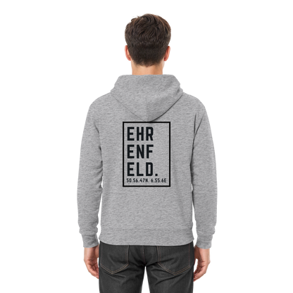 Ehrenfeld Koordinaten (großer Druck auf dem Rücken) - Premium Unisex Hoodie