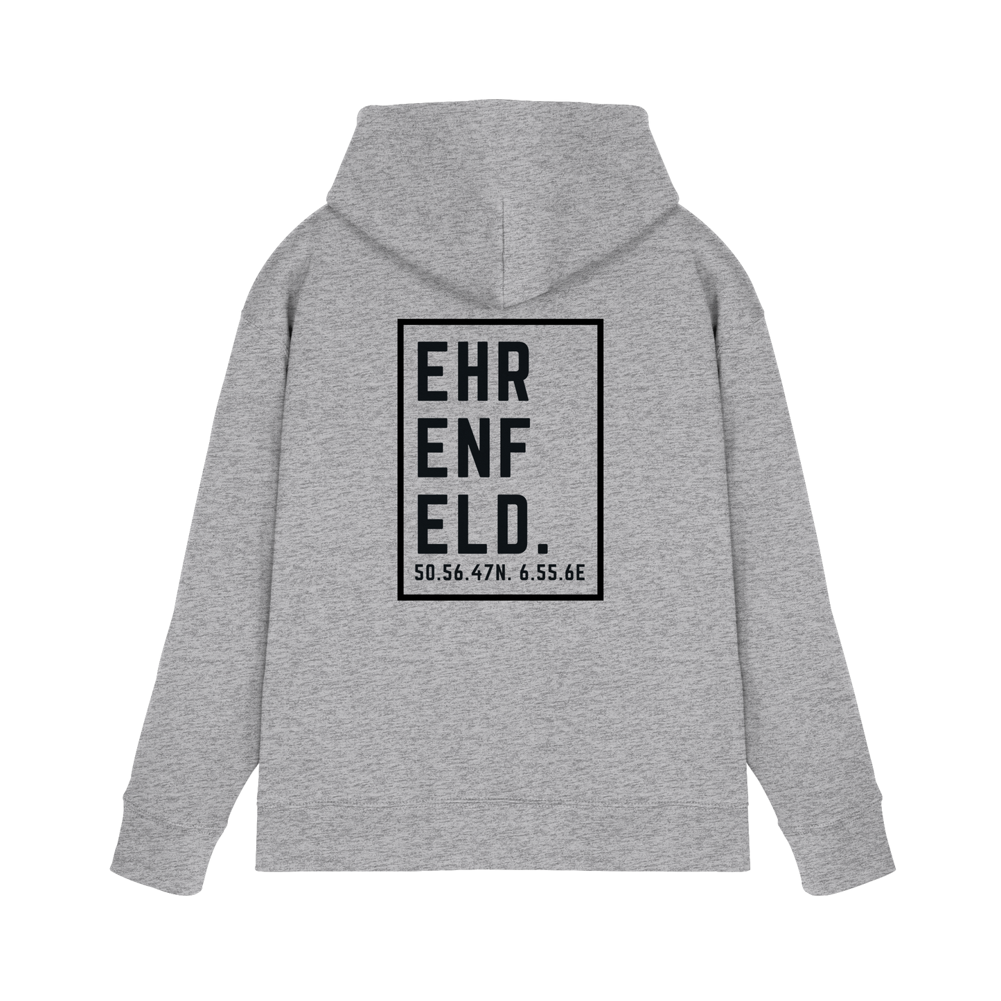 Ehrenfeld Koordinaten (großer Druck auf dem Rücken) - Premium Unisex Hoodie