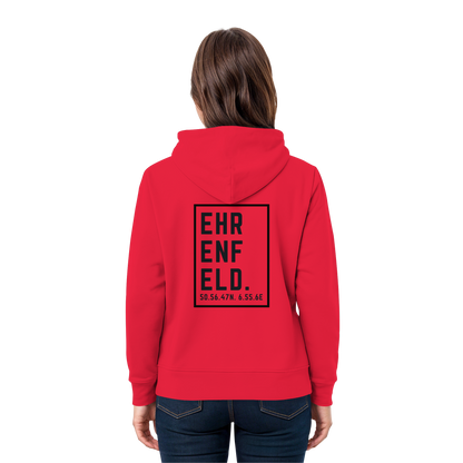 Ehrenfeld Koordinaten (großer Druck auf dem Rücken) - Premium Unisex Hoodie